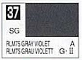 Mr Hobby Paints 37 Lacquer Based Semi-Gloss Gray Violet RLM75 10ml Bottle (6/Bx)