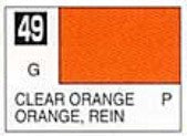 Mr Hobby Paints 49 Lacquer Based Gloss Clear Orange 10ml Bottle (6/Bx)