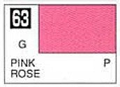 Mr Hobby Paints 63 Lacquer Based Gloss Pink 10ml Bottle (6/Bx)