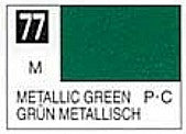 Mr Hobby Paints 77 Lacquer Based Metallic Green 10ml Bottle (6/Bx)