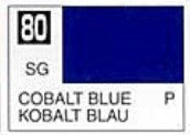 Mr Hobby Paints 80 Lacquer Based Semi-Gloss Cobalt Blue 10ml Bottle (6/Bx)