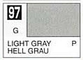 Mr Hobby Paints 97 Lacquer Based Gloss Light Gray 10ml Bottle (6/Bx)