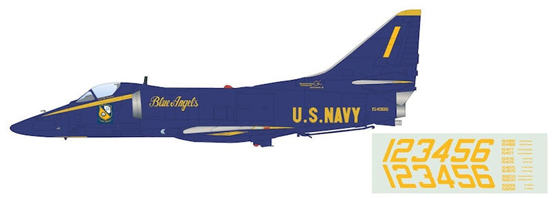 Hobby Master HA1438B 1/72 Scale A-4F Skyhawk - US Navy Blue Angels 1979