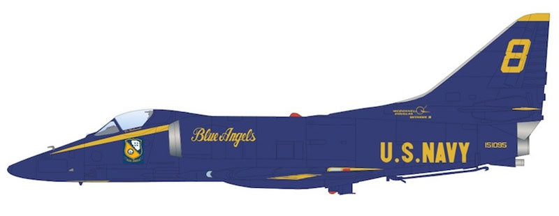 Hobby Master HA1438C 1/72 Scale A-4F Skyhawk - #8 Airplane US Navy Blue