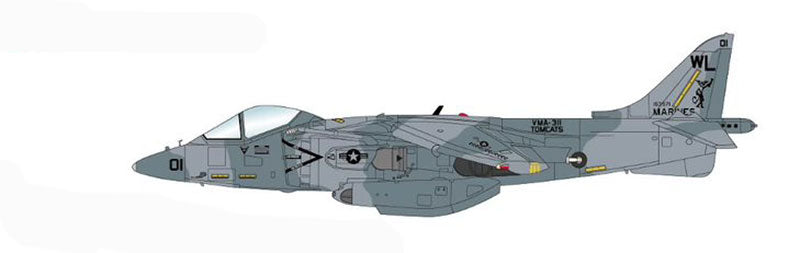 Hobby Master HA2625 1/72 Scale AV-8B Harrier II Plus