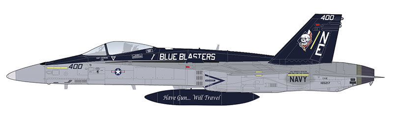 Hobby Master HA3580 1/72 Scale McDonnell Douglas F/A-18C - 165217/NE-400 VFA 34 Blue