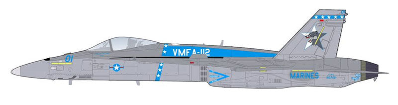 Hobby Master HA3581 1/72 Scale F/A-18C Hornet - VMFA-112 Cowboys US Marines 2020