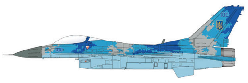 Hobby Master HA38028 1/72 Scale F-16C Fighting Falcon - Ukranian AF What If