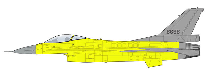 Hobby Master HA38036 1/72 Scale F-16V Yellow Viper - ROCAF 2023