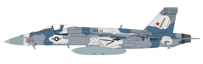 Hobby Master HA5135 1/72 Scale F/A-18 Aggressor - VFC-12 US Navy 2023 Diecast