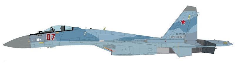 Hobby Master HA5715 1/72 Scale Su-35S Flanker E - Red 07/RF-95909 Russian Air