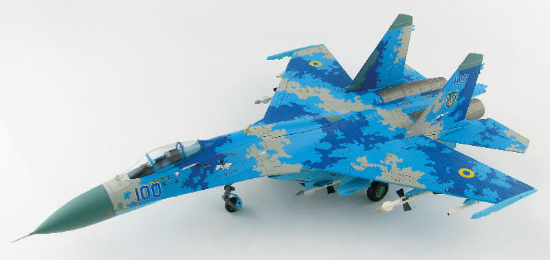 Hobby Master HA6010 1/72 Scale Su-27 Flanker B - Serial 100 Ukrainian Air