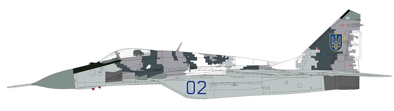 Hobby Master HA6523 1/72 Scale MIG-29 Fulcrum C - Bort 02 Ukrainian Air