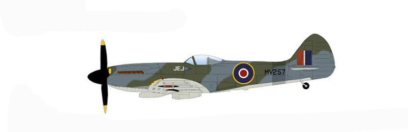 Hobby Master HA7114 1/48 Scale Spitfire XIV - MV257