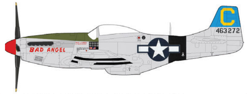 Hobby Master HA7747 1/48 Scale P-51D Mustang - Lt. Louis E. Curdes 4th