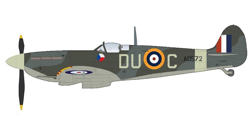 Hobby Master HA7858 1/48 Scale Spitfire Mk. Vb - F/O Frantisek Perina No.
