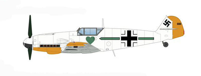 Hobby Master HA8762 1/48 Scale BF-109F-4 - Obt. Otta Kath -Stab/JG 54