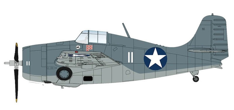 Hobby Master HA8908 1/48 Scale F4F-4 Wildcat - Scott McCuskey VF-3 USS Yorktown