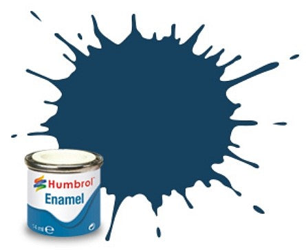 Humbrol 104 14ml. Enamel Matte Oxford Blue Tinlets (6)