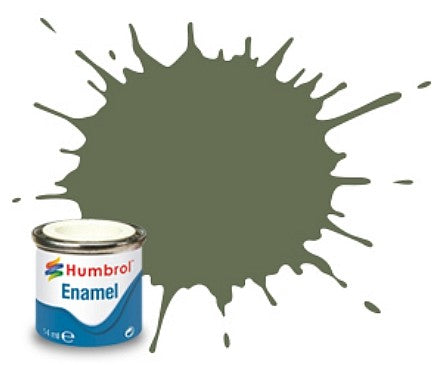 Humbrol 105 14ml. Enamel Matte Marine Green Tinlets (6)