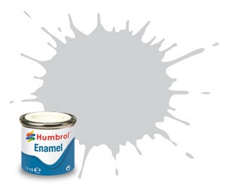 Humbrol 11 14ml. Enamel Metallic Silver Tinlets (6)