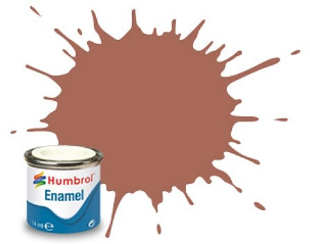 Humbrol 113 14ml. Enamel Matte Rust Tinlets (6)