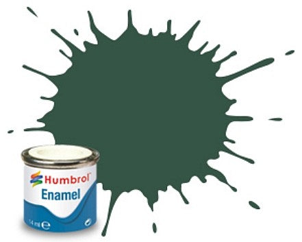 Humbrol 116 14ml. Enamel Matte US Dark Green  Tinlets (6)
