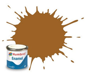 Humbrol 12 14ml. Enamel Metallic Copper Tinlets (6)