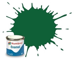 Humbrol 120 14ml. Enamel Matte Light Green Tinlets (6)