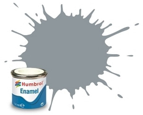 Humbrol 140 14ml. Enamel Matte Gull Grey Tinlets (6)