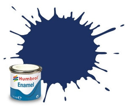 Humbrol 15 14ml. Enamel Gloss Midnight Blue Tinlets (6)