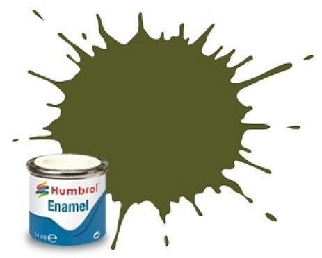 Humbrol 150 14ml. Enamel Matte Forest Green Tinlets (6)