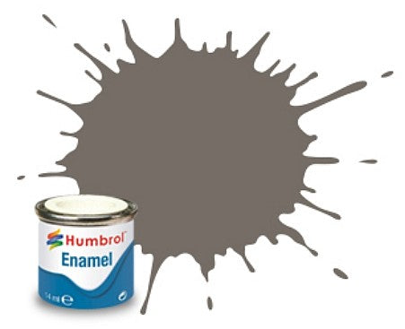 Humbrol 224 14ml. Enamel Matte Dark Slate Grey Tinlets (6)