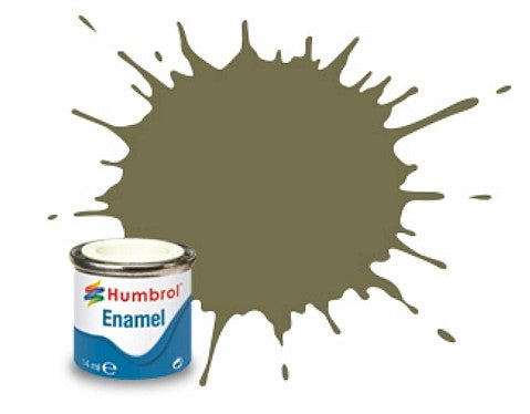Humbrol 226 14ml. Enamel Matte Interior Green Tinlets (6)