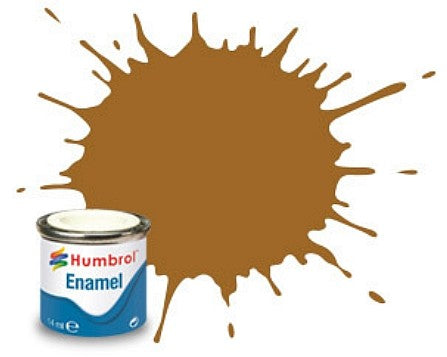 Humbrol 234 14ml. Enamel Matte Dark Flesh Tinlets (6)