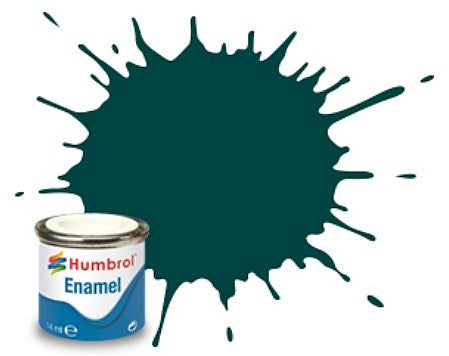 Humbrol 239 14ml. Enamel British Racing Green Tinlets (6)