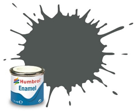 Humbrol 27 14ml. Enamel Matte Sea Grey Tinlets (6)