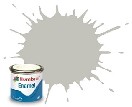 Humbrol 28 14ml. Enamel Matte Camouflage Grey Tinlets (6)