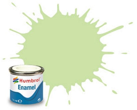 Humbrol 36 14ml. Enamel Matte Pastel Green Tinlets (6)