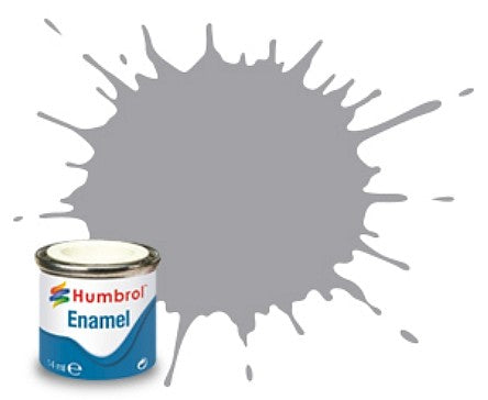 Humbrol 40 14ml. Enamel Gloss Pale Grey Tinlets (6)