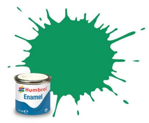 Humbrol 50 14ml. Enamel Metallic Green Mist Tinlets (6)