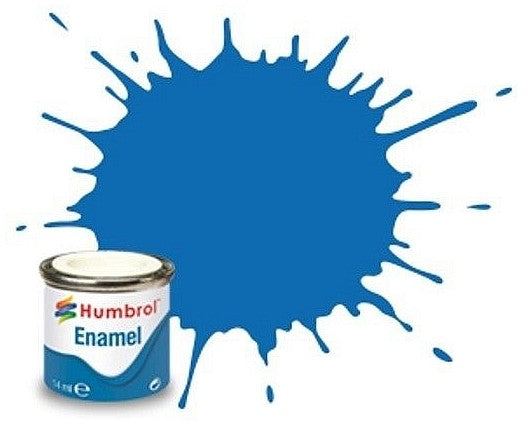 Humbrol 52 14ml. Enamel Metallic Baltic Blue Tinlets (6)