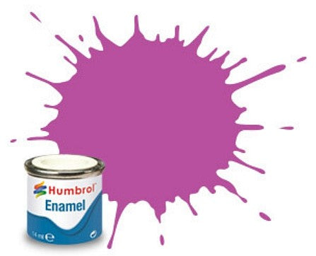 Humbrol 58 14ml. Enamel Matte Magenta Tinlets (6)