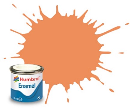 Humbrol 61 14ml. Enamel Matte Flesh Tinlets (6)