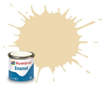 Humbrol 71 14ml. Enamel Satin Oak Tinlets (6)