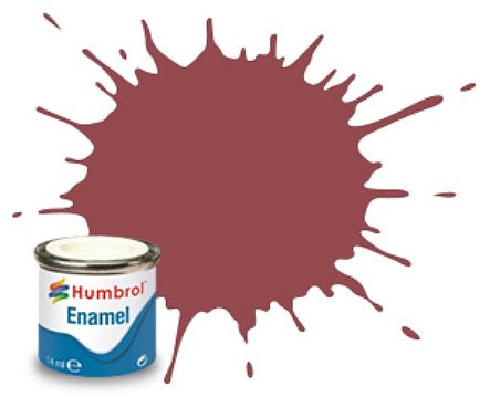 Humbrol 73 14ml. Enamel Matte Wine Tinlets (6)