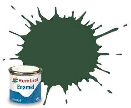 Humbrol 78 14ml. Enamel Matte Cockpit Green Tinlets (6)