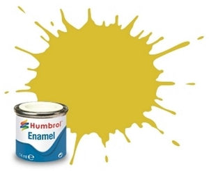 Humbrol 81 14ml. Enamel Matte Pale Yellow Tinlets (6)