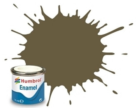 Humbrol 86 14ml. Enamel Matte Light Olive Tinlets (6)