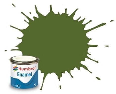 Humbrol 88 14ml. Enamel Matte Deck Green Tinlets (6)